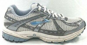 Brooks GTS 10 Running Shoes Sneakers White Womens Size 8.5