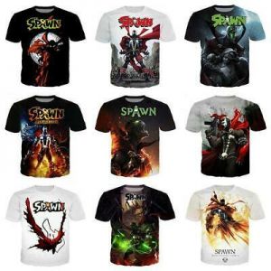 Fashion Women/Men's Anime Spawn 3D Print Short Sleeve Casual Graphic Tee