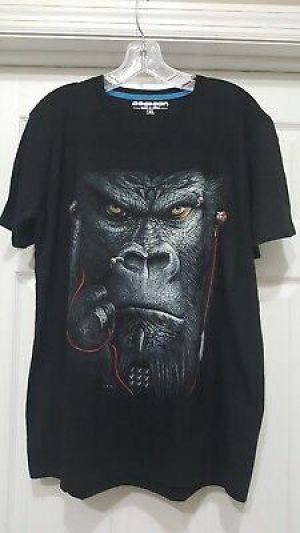 Men Fashion Graphic Ape T-shirt US Size  XL