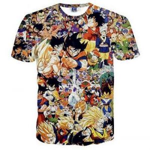 New Fashion Womens/Mens Dragonball Z GoKu 3D Print Casual T-Shirt  WT084