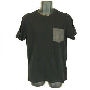 Harley-Davidson Men's Medium Black Cotton Short-Sleeve Pocket Fashion T-Shirt