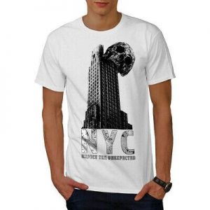 Wellcoda NY Cool Design Fashion Mens T-shirt, US Graphic Design Printed Tee