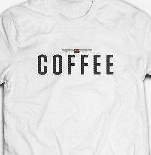 Mens or Womens Fashion Coffee Caffeine 100% Cotton S-XXXL White T-shirt Tshirts