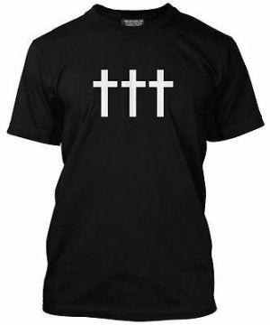 Crosses +++ - Fashion Hipster Tops - Loose Fit Various Colours Mens T-Shirt