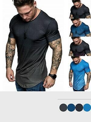 Men's Summer Fashion Slim Casual Fit Gradient Color Short Sleeve Tops Blouse