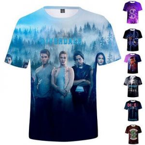 New Fashion Women/Men's 3D Print  Riverdale Short sleeve T-Shirt Summer Tee Top