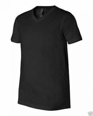 New Men's Royal Fashion Jet Black V-Neck Shirt Size 3X-Large Brand New!