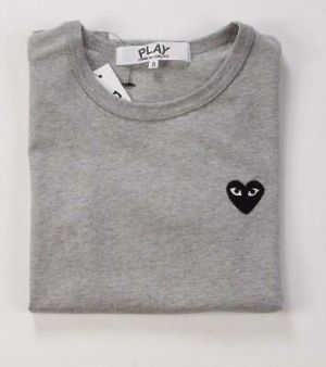 Fashion MEN'S SHORT SLEEVE ROUND NECK CLASSIC T-SHIRTS WITH BLACK HEART TEE