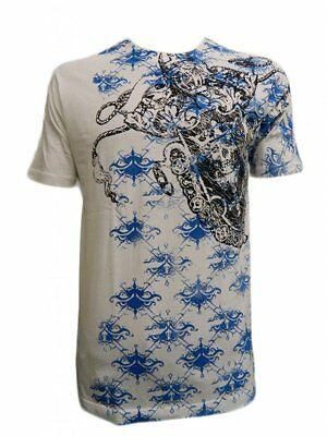 Bargain sales Men fashion Konflic Men&#039;s Castle Skull Dagger Graphic Fashion MMA T Shirt