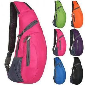 Men Women Small Chest Bags Pack Sports Shoulder Sling Travel Backpack Cross Body