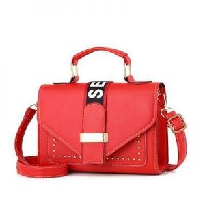 Bags for women, shoulder strap, plain with fashionable flap, high quality
