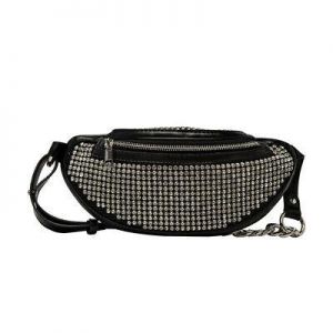 Rhinestone Waist Bags Diamond Crossbody Shoulder Chain Pouch Chest Bags