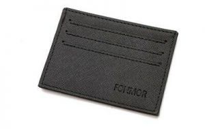 Men's leather Slim Wallet Coin ID Card Credit Card Holder