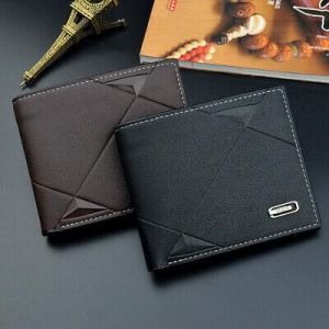 Fashion Men's Leather Wallet Pocket Bifold Purse Clutch ID Credit Card Billfold