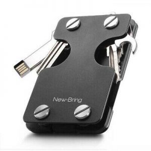 Men's Wallet RFID Blocking Metal Mini Wallets Credit Card Holders Money Clips
