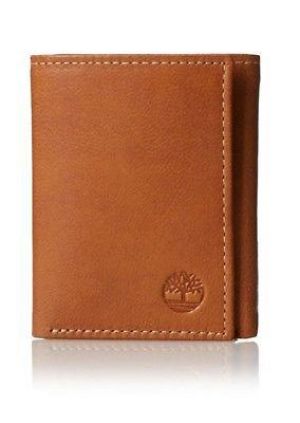 Timberland Men's Cloudy Trifold Leather Wallet
