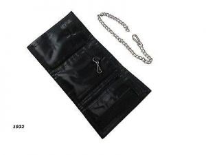 Men’s Boys Women’s Tri-Fold-Wallet Coin Note Chain Secure Wallet Sheep Napa