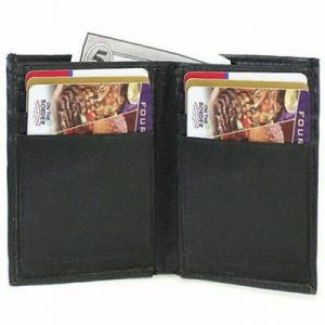 Men's GENUINE LEATHER Bifold Money Thin Wallet  ID Credit 6+ Cards Front Pocket