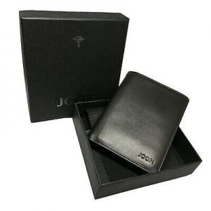 JOOP! Men's Wallet Leather Dark Brown Card Holder Coin Pocket