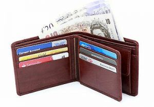 Woodbridge London Men's Premium Quality Designer Real Leather Wallet BOXED #4002