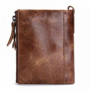 Men Wallet Leather Genuine Card Wall Mens Rfid Blocking Credit Bifold Holder New
