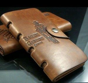 2019 New Men's Leather Long Wallet Pockets ID Card Clutch Cente Bifold Purse/BF*