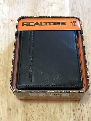 Realtree Men's RFID Blocking Passcase black Wallet