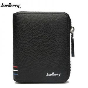 Mens Leather Zip Around Wallet ID Card Window Secure Zipper Multifunction Purse