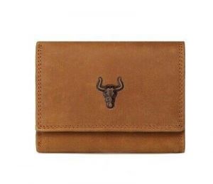 RFID High Quality Men's leather Cowhide short wallet Coin ID Credit Card Holder