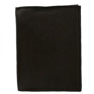 New CTM Men's Leather European Bifold Wallet with Coin Pocket