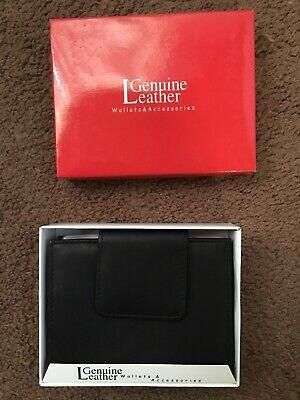 Men’s Genuine Leather Wallet Cowhide Bifold Pocket Coin Purse Cash Card Holder