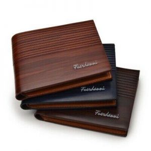 Men's Soft Smooth Genuine Leather Billfold Slim Wallet Credit Card Holder 125