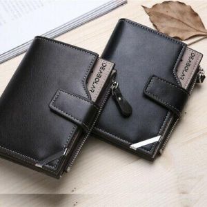 Popular Men's Long Wallet Business Multi-Function Card Position Pu Leather Bags