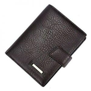 Leather Wallet Men's Wallet Male Purse Bag Card Money Clamps Cash Clip Billfold