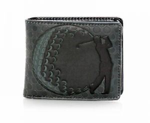 Bargain sales Shagwear Golf Men's Bifold Wallet, Grey