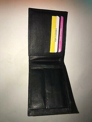 MEN'S LEATHER WALLET 8 CARDS  BLACK ( MODEL M O5 )