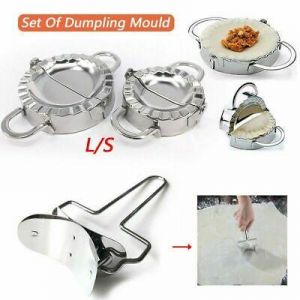 Set Of Dumpling Mould Maker Stainless Steel Dough Presser Kitchen Gadget Tool