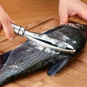 Stainless Fish Scales Scrape Clean Peeling Tool Gadget Kit Kitchen Outdoor Home