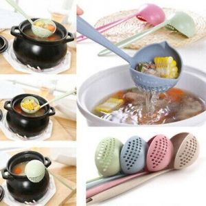 Bargain sales 2 in 1 Long Handled Spoon Soup Tableware Dinnerware Cooking Kitchen Gadgets Tool