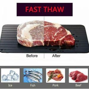 Bargain sales Fast Defrosting Tray Thaw Food Meat Fruit Quick Defrosting Plate Kitchen Gadget