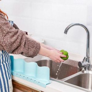 Bargain sales Water Splash Guard Baffle Board Sucker Wash Basin Sink Board Kitchen Gadgets CF