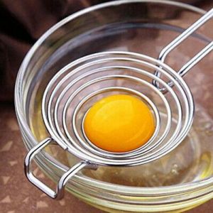 Stainless Steel Egg Yolk Seperator Separator Kitchen Gadget Sieve Tool Convenien