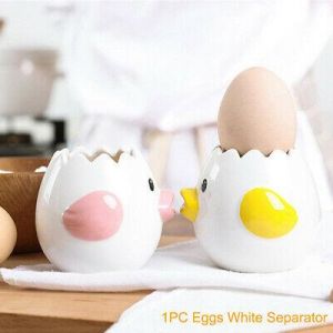 Liquid Filter Practical Kitchen Gadgets Cartoon Chick Eggs Separator White Yolk