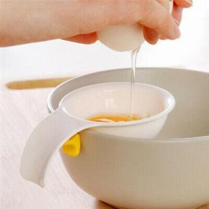 1pc Kitchen Tool Gadget Egg Yolk White Separator Divider Holder Sieve Convenient