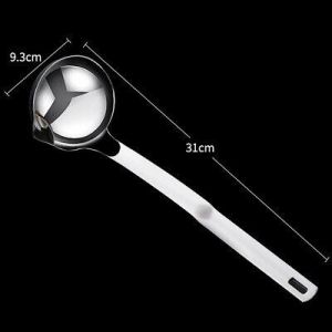 Stainless Steel Kitchen Gadgets Oil Filter Spoon Portable Strainer Separator
