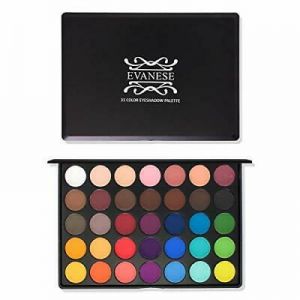 Evanese Beauty Makeup 35 Color High Pigment Eyeshadow Palette Latin Fever