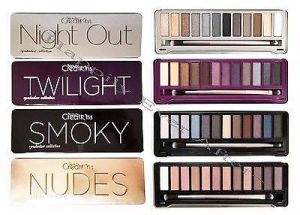 Eyeshadow Palette- Beauty Creations Smokey, Nudes, Night Out, Twilight- w/ Brush