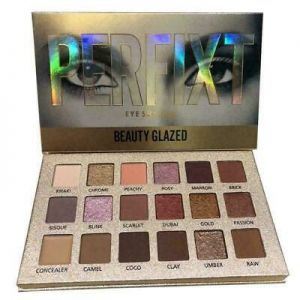 Beauty Glazed Makeup Palette Cosmetic Gloss Pigment-Smoky Colors Eye-Shadow P2H3
