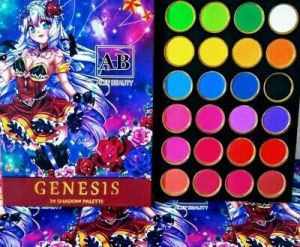 ALEF Beauty GENESIS Eyeshadow Palette - Highly Pigmented 24 Eye Colors *NEW*