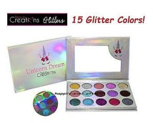 Beauty Creations Unicorn Dream Glitter Palette- 15 Colors Glitter Eyeshadow